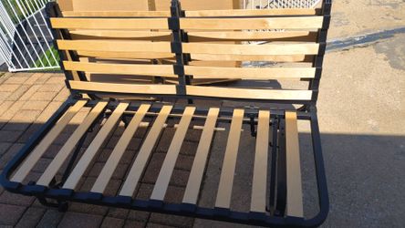Futon frame bed