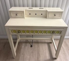 Smart desk/ Vanity with Hutch