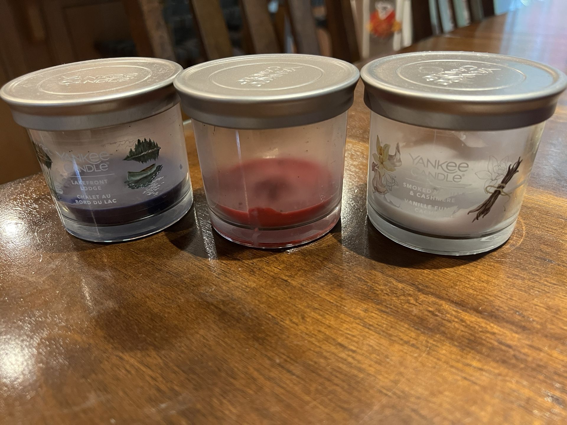 6 Empty Candle Containers