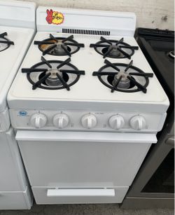 Roper by Whirlpool White Gas Range 20” Stove Great for Compact Units