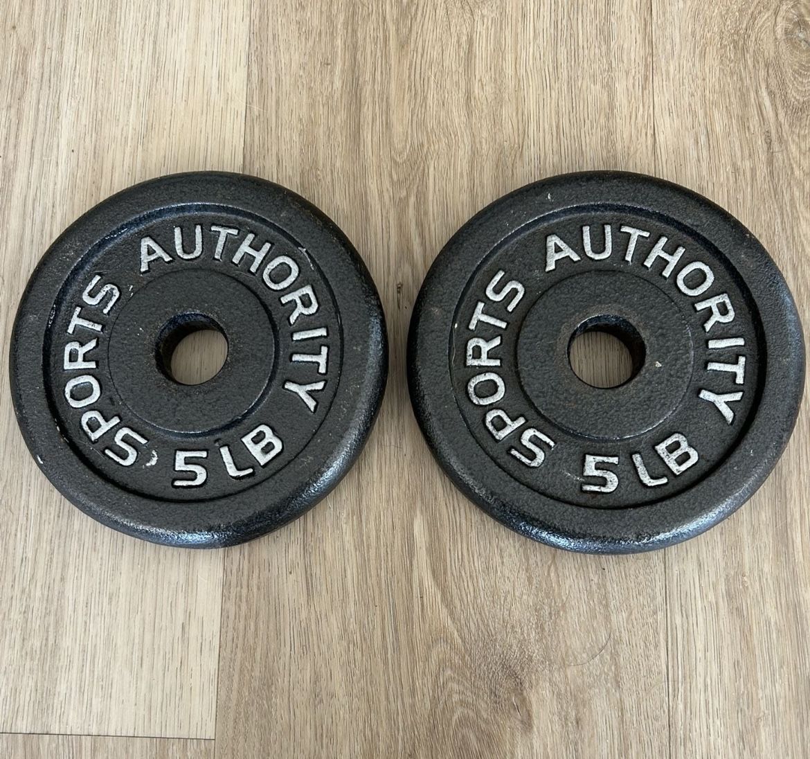 2 Plate Weights 5 Lbs Moving Sale