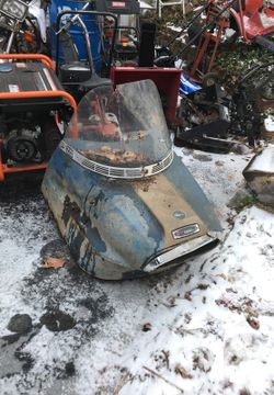 1969 Mercury 220 snowmobile hood