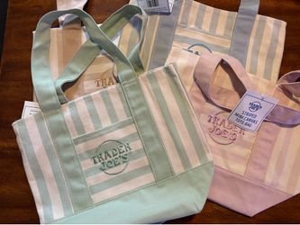 NWT Trader Joe’s mini canvas tote