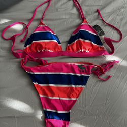 Brand New Abercrombie & Fitch Bikini Pink/Blue/Orange