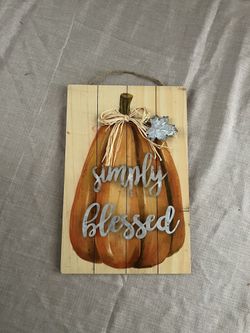 Hanging Wall Sign