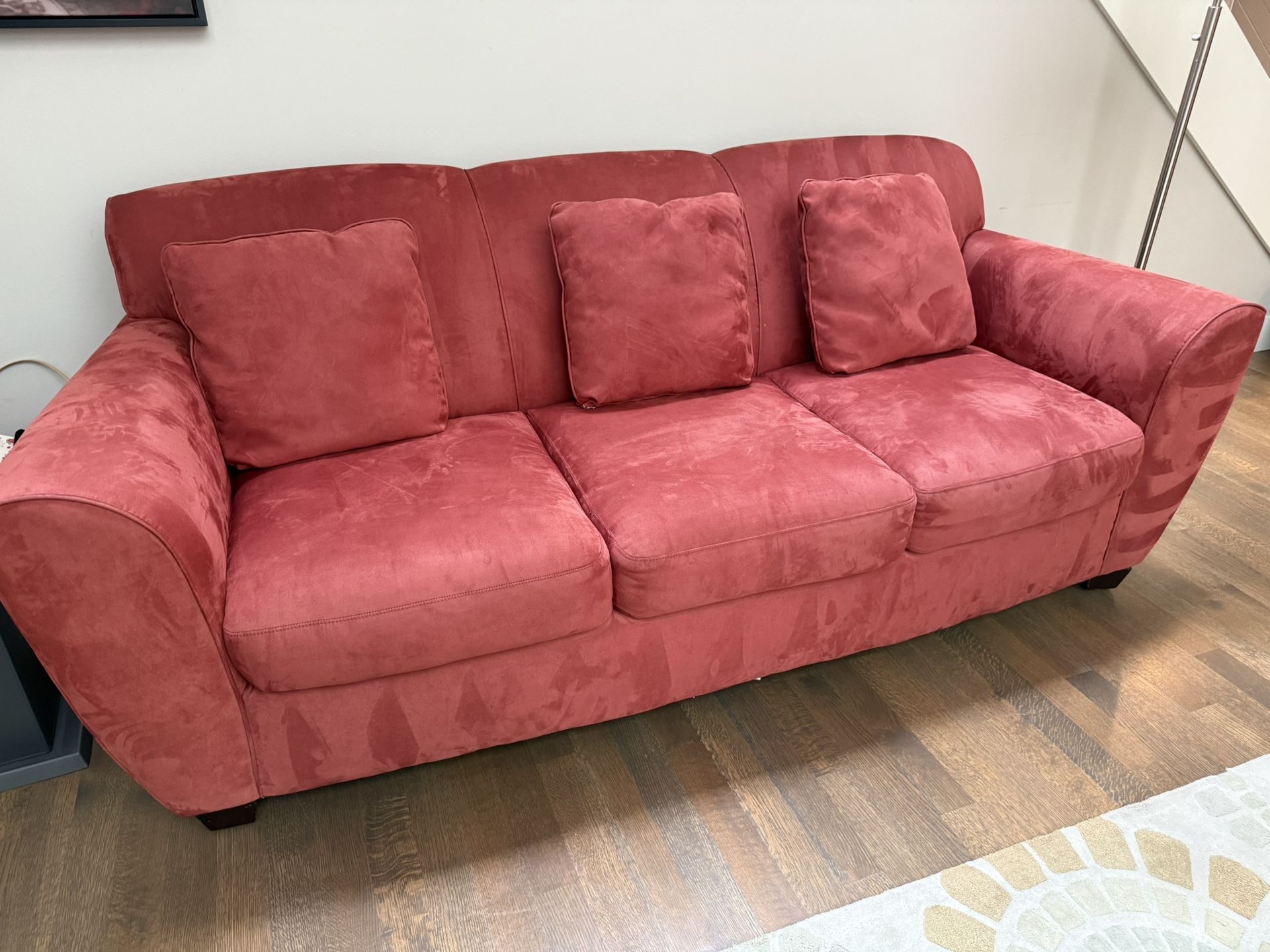 Set Of 2 Matching Sofas And Cushions