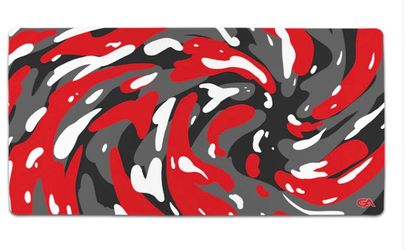 Gutzyaiden Red/Black Camo Extended Gaming Mouse Pad – Large Desk Mat