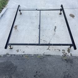 Queen metal bed frame