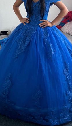Royal Blue Quinceañera Ball Gown