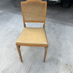 Folding Table And 6 Folding Chairs With Covers 