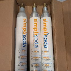 Sodasteam CO2 cylinders for exchange /recharge