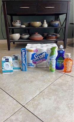 Scott Toilet Paper, Febreze, Palmolive, Softsoap, Glade, Ultra Brite Toothpaste