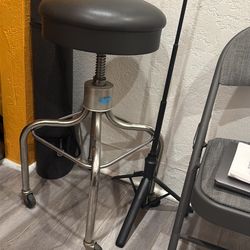 Pedigo steel medical lab stool