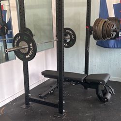Rack,Bench,Bar,&Weights