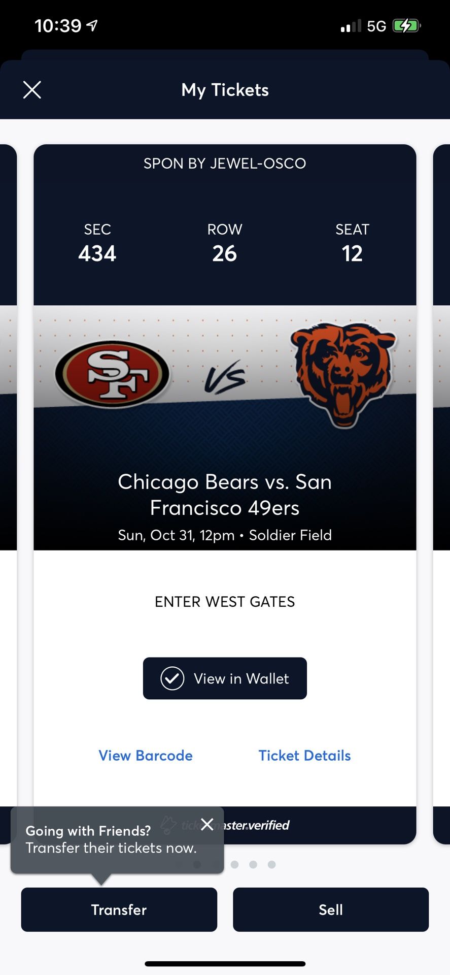 Bears Tickets