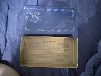 1955 Smith & Wesson gun box
