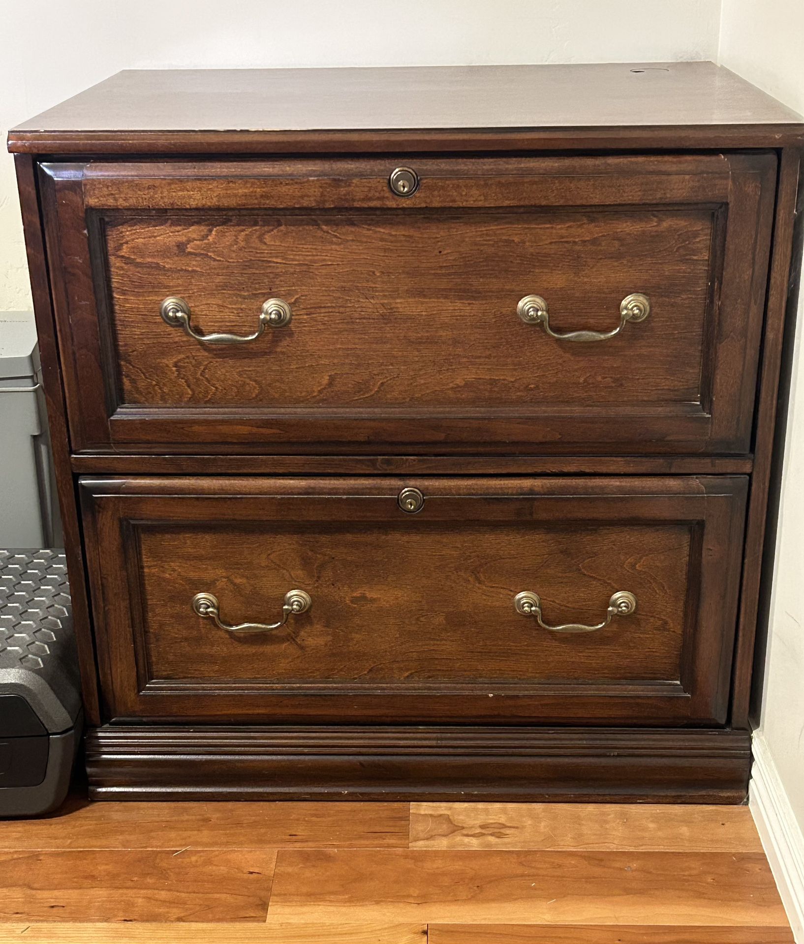 Wood File Cabinet