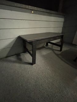 Black coffee table