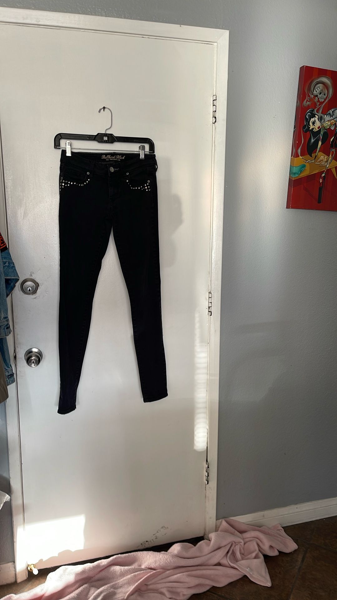 Black Bull had black California trading Company. Jeans size 3 perfect condition hardly worn no rips no tears