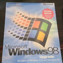 Original Window 98 Upgrade Box, Manuals, CD