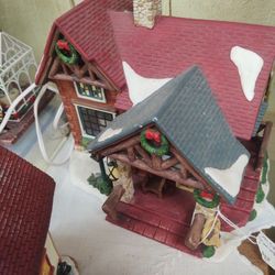 Various Christmas Village Houses 