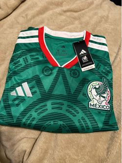 Green Mexico world cup jersey