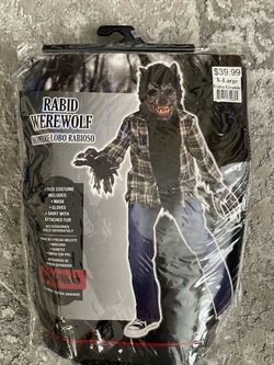 Warewolf costume for boys size xl (14/16)