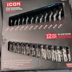 Icon Professional Flex Ratcheting Wrench Set (Metric)