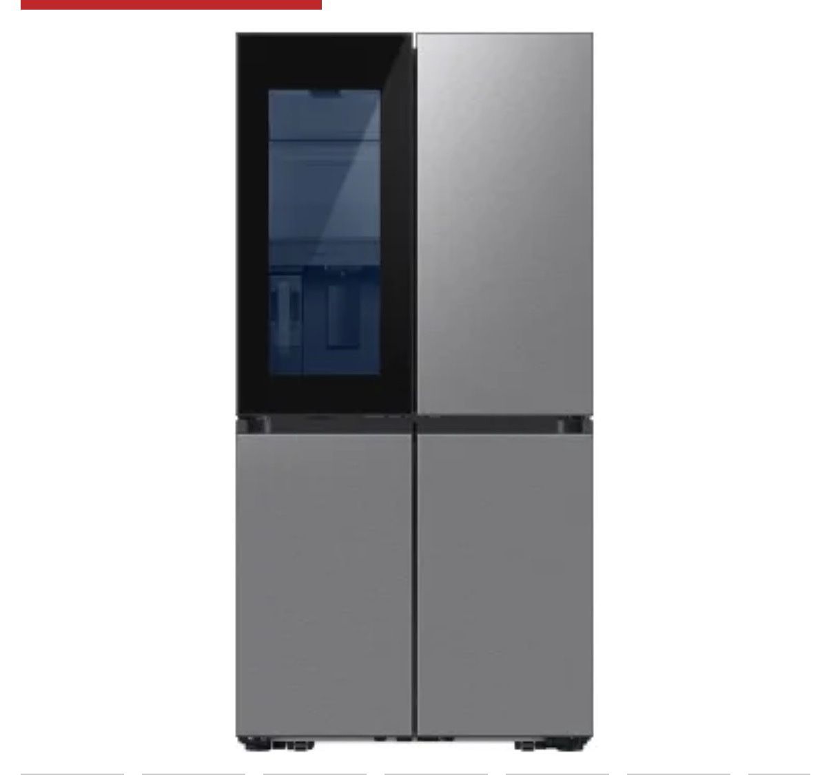 New Samsung Bespoke 36 Inch Smart 4-Door French Door Refrigerator