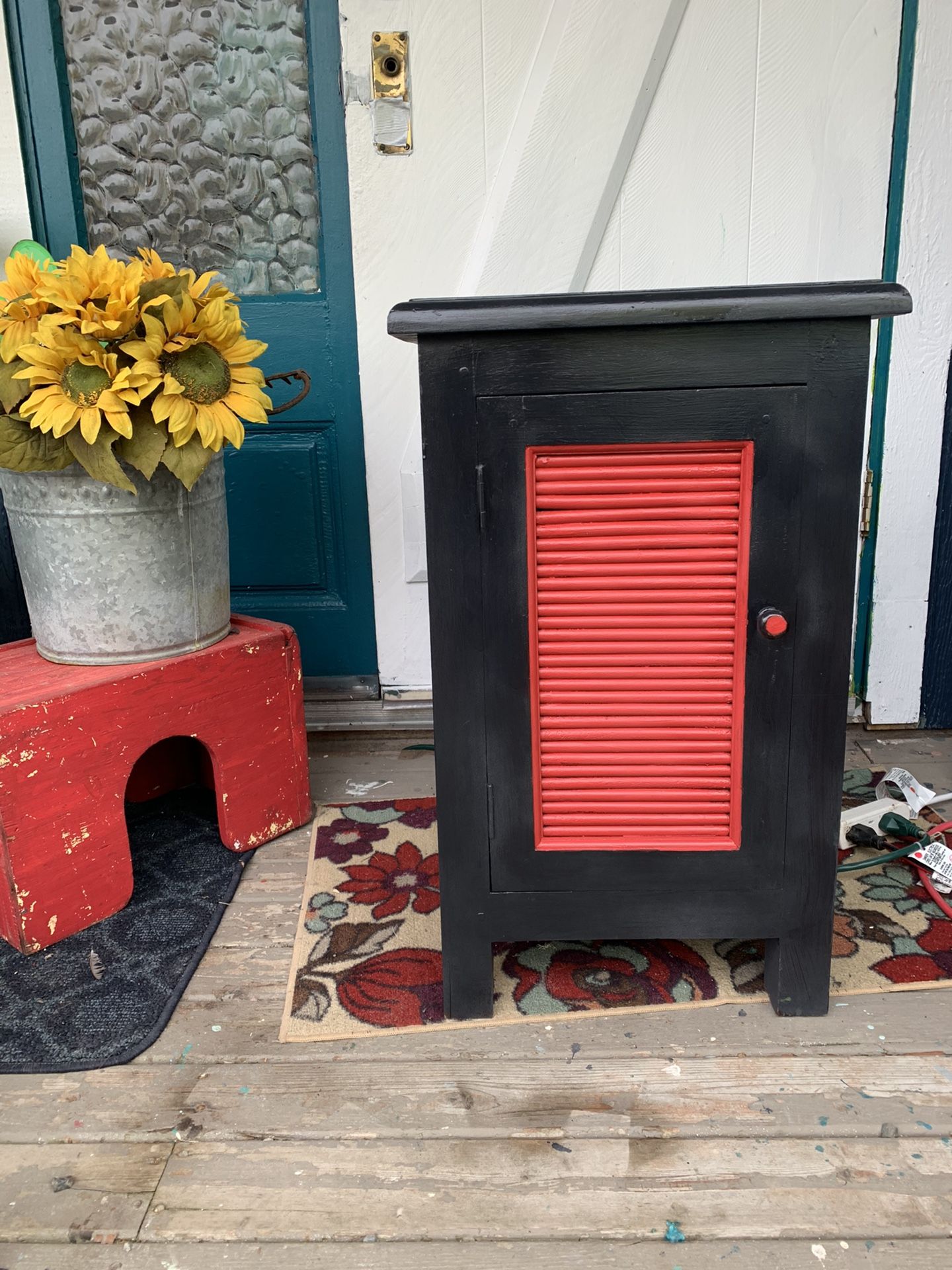 Repurposed Vintage Cabinet
