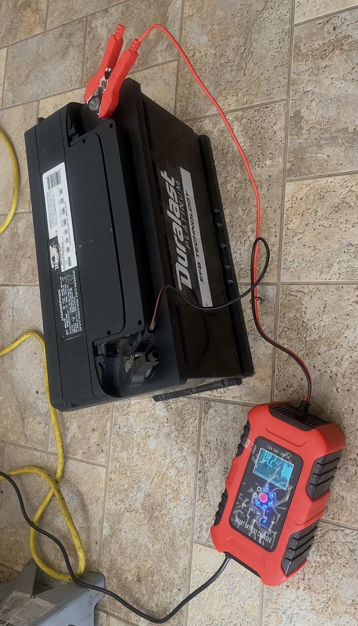 Duralast Platinum Group Size 49 H8 EFB Car Battery