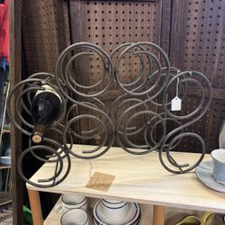Vintage Iron Wine Rack