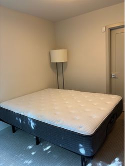Adjustable Queen Bed Frame + Mattress