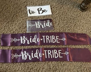 Bride Tribe Sash Leftovers