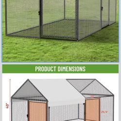 Chicken Coop with Waterproof Cover