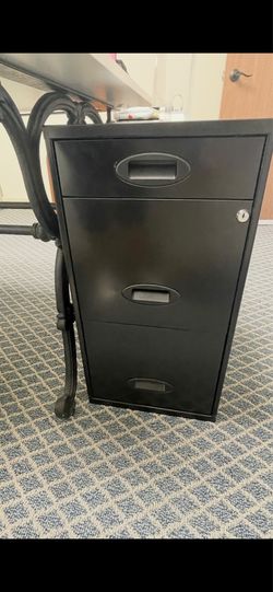 Small locking filing cabinet