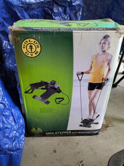 Gold's Gym Mini Stepper with Resistance Tubes