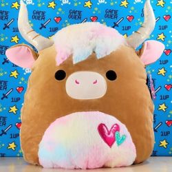 SQUISHMALLOWS 16" Candela Brown Highland Cow