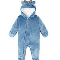 Koala Baby Infant 1-piece Fleece Jumper, Blue 9-12  Months
