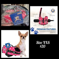 Brand New Size XXS life Jacket For Dog