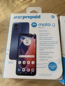 MOTO G Play - At&T Prepaid Phone - Sealed Brand New
