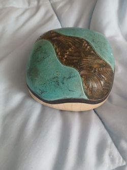 Signed pottery bowl