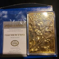 Pokémon Mewto 23k Card