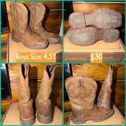 Durango Boys Western Cowboy Boots Size 4.5Y