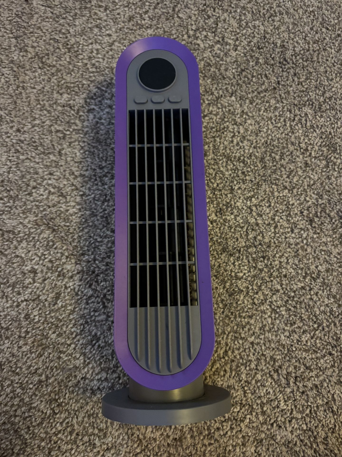 Purple Mini Tower Fan