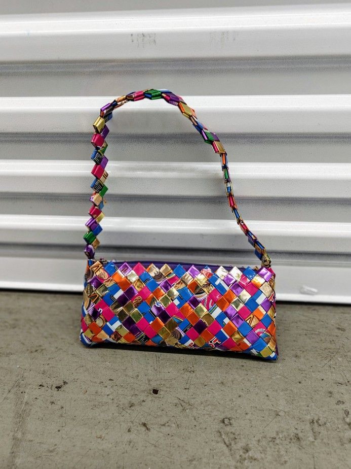 Handmade Mexican Cookie/Candy Wrapper Purse