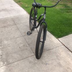 Bicycle black cruiser