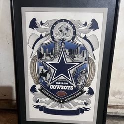 Dallas Cowboy Poster Good Condition