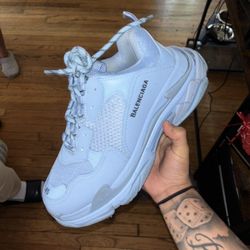 Baby Blue Triple S Balenciagas 