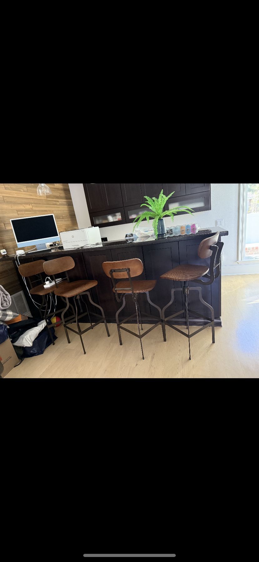 Those four chairs are for sale